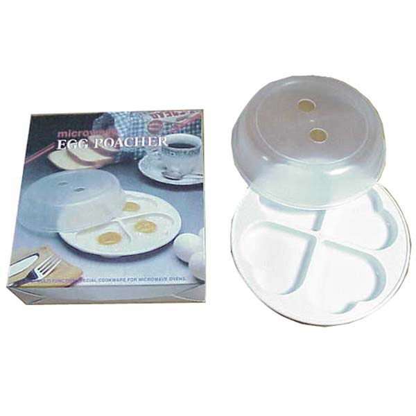 Microwave 4 Eggs Cooker Set