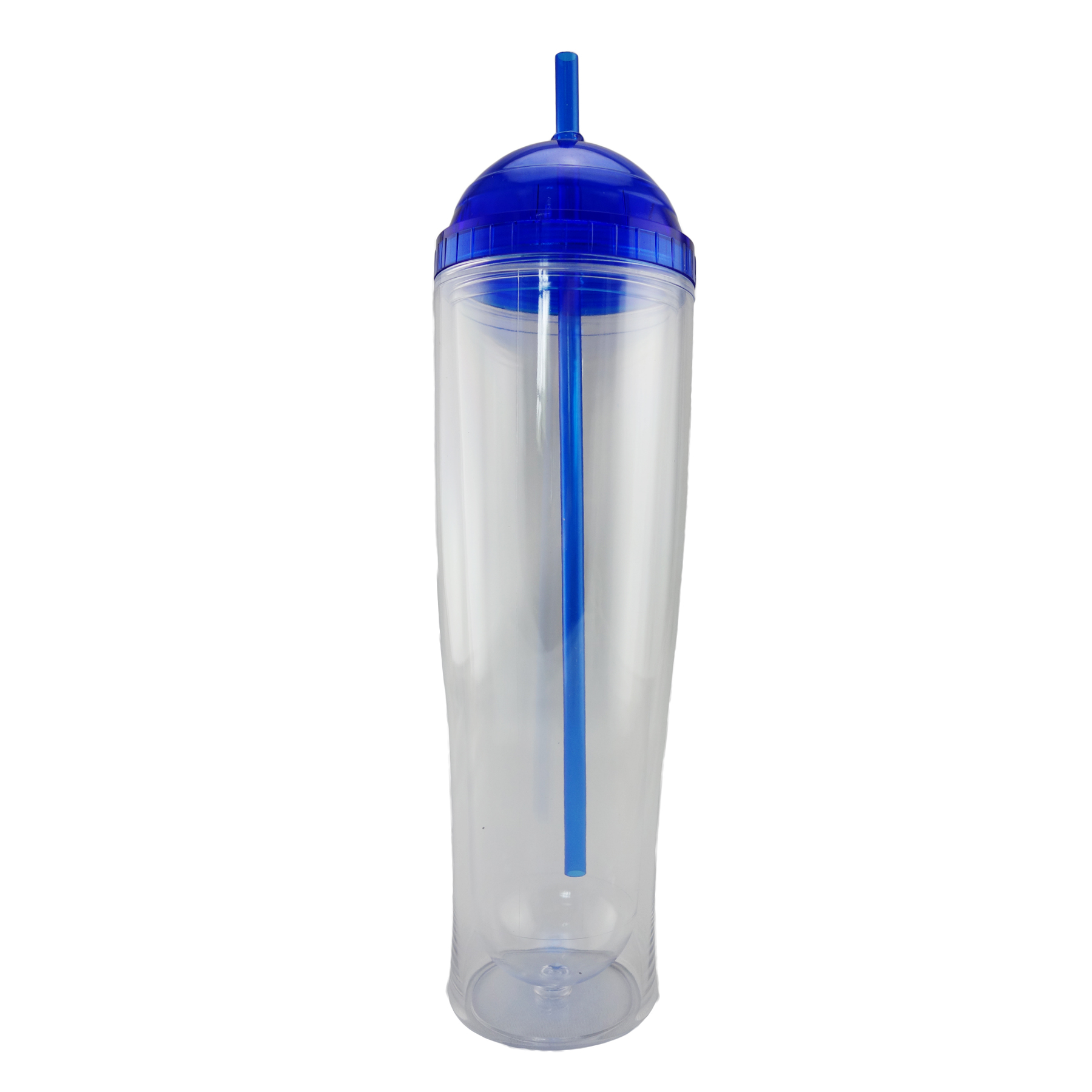 23oz Double Wall Plastic Tumbler with Straw
