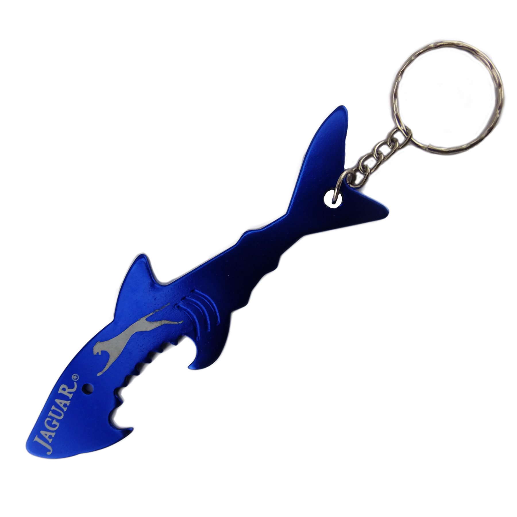 Shark Shaped Bottle Opener Key Ring