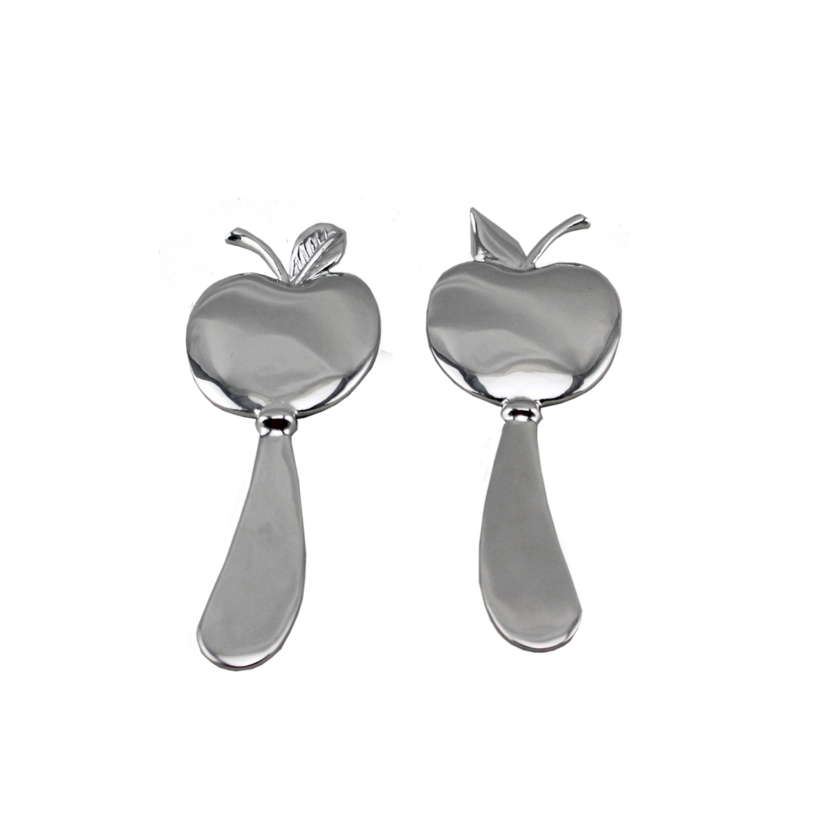 Cheese knife with apple decoration