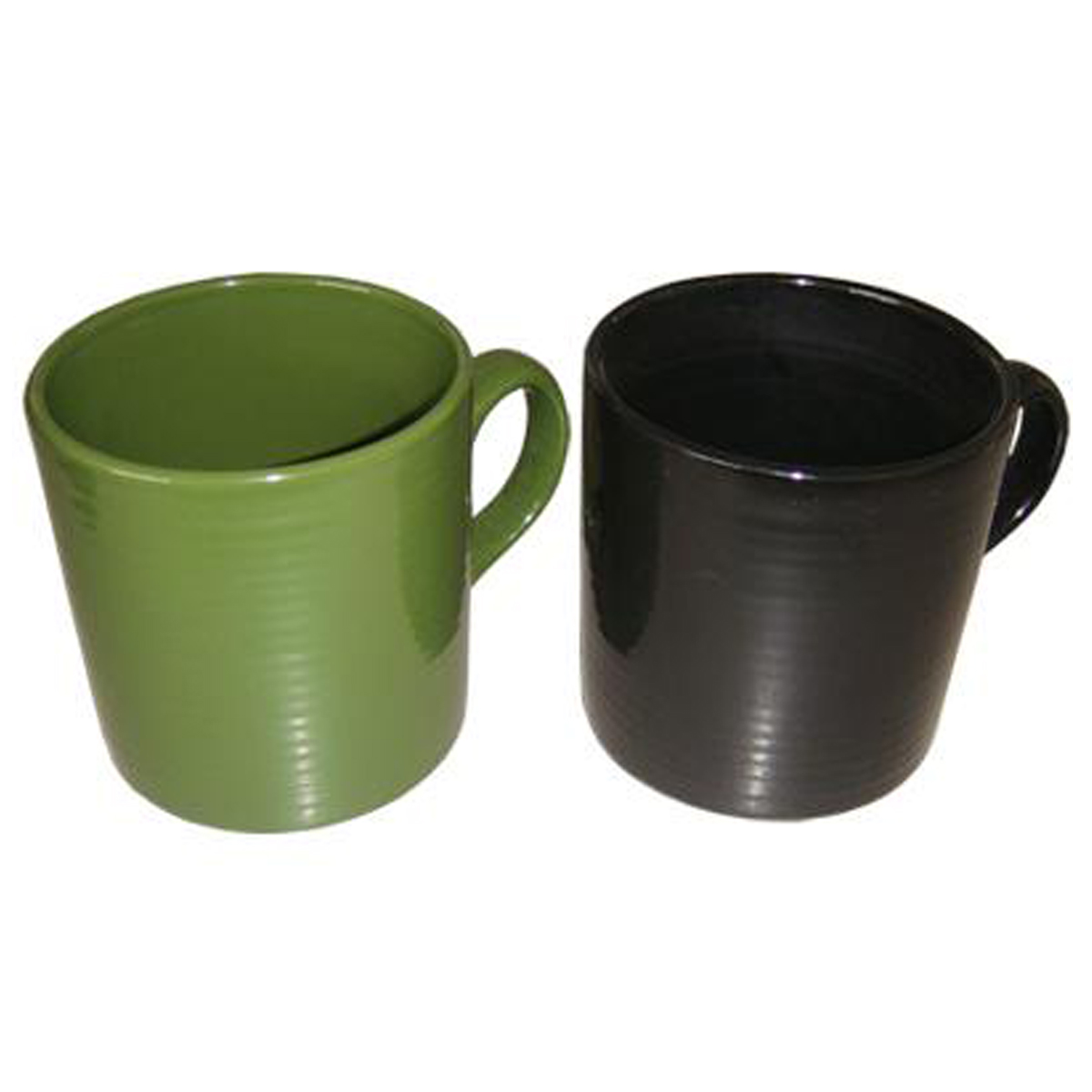 Color glazed ceramic mug