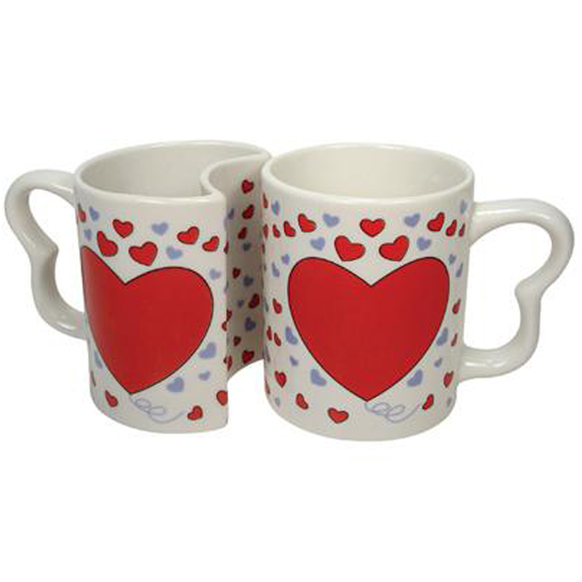 White lover ceramic mug
