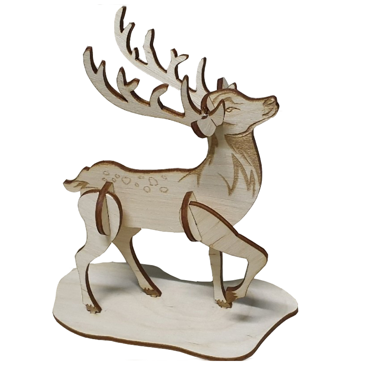 3D wooden puzzle-Reindeer