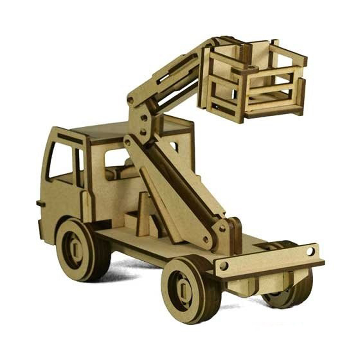 3D wooden puzzle-Bucket Truck