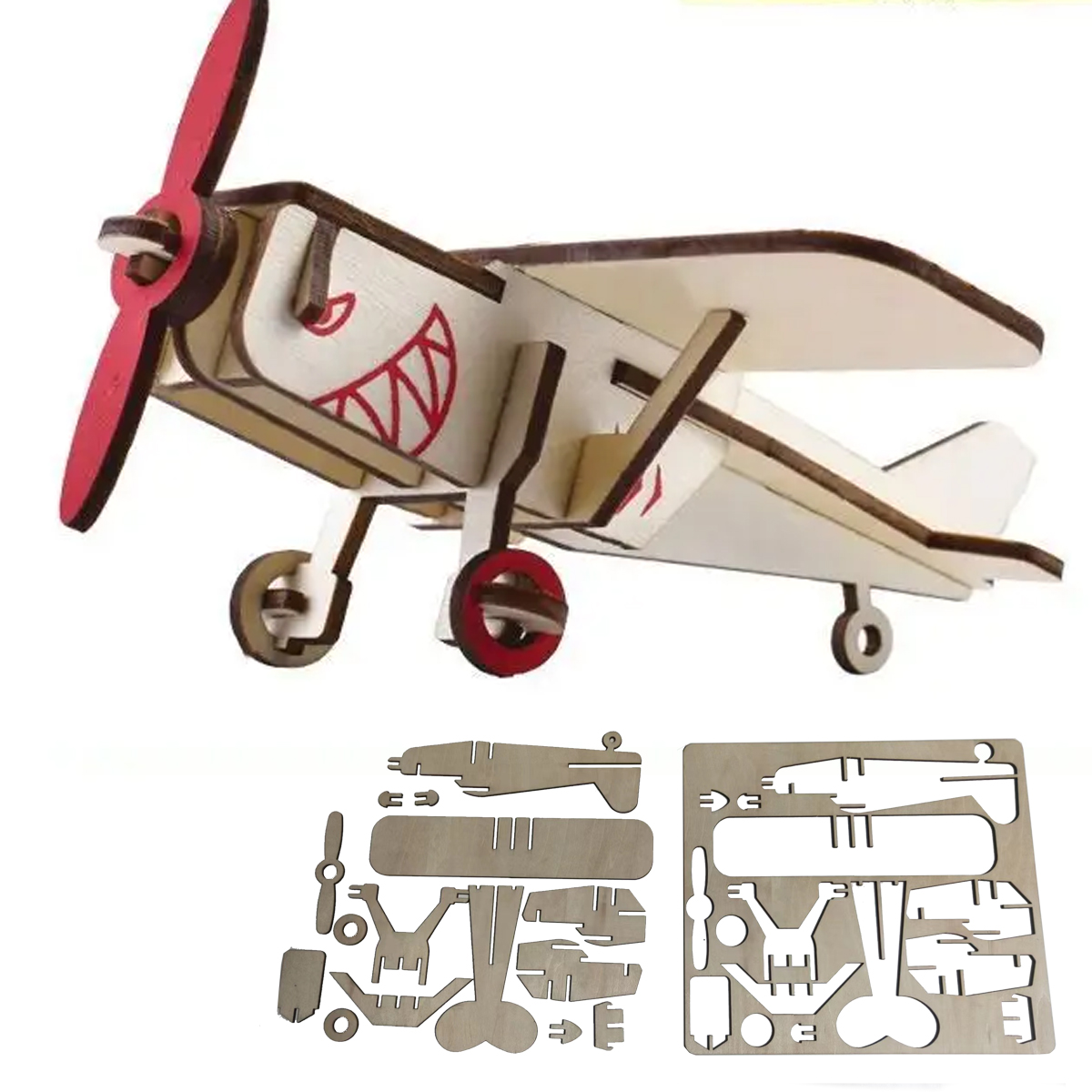 3D wooden puzzle- Bomber Plane
